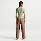 Nike Sportswear Women's Slim Short-Sleeve Burnout Logo Top