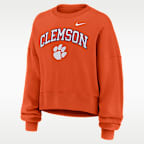 Clemson Phoenix Arch Women's Nike College Pullover Crew