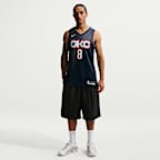 Jalen Williams Oklahoma City Thunder City Edition Men's Nike NBA Swingman Jersey