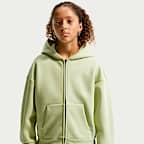 Nike Standard Issue Big Kids' Therma-FIT Brushed Fleece Full-Zip Hoodie