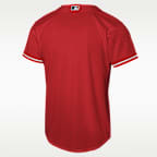 Jersey Nike Baseline Replica Team para niños talla grande Cincinnati Reds