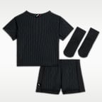 Paris Saint-Germain 2025/26 Stadium Fourth Baby/Toddler Jordan Football Replica 3-Piece Kit