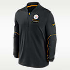 Pittsburgh Steelers Sideline Men's Nike Dri-FIT NFL 1/2-Zip Top