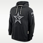 Sudadera con gorro sin cierre Nike Dri-FIT de la NFL para hombre Dallas Cowboys Salute to Service Sideline