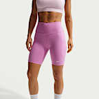 Nike One Women's High-Waisted 8" Biker Shorts with Pockets