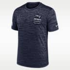 New England Patriots Sideline Team Issue Velocity Men's Nike Dri-FIT NFL T-Shirt
