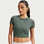 Playera cropped para mujer Nike Sportswear Chill Knit