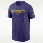 Baltimore Ravens Sideline Team Issue Men's Nike Dri-FIT NFL T-Shirt