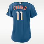 Jackson Chourio Milwaukee Brewers City Connect Women's Nike MLB Stadium Jersey