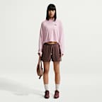 Shorts ligeros de tiro alto para mujer Nike Sportswear Chill Knit