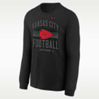 Kansas City Chiefs Hometown Big Kids' Nike NFL Long-Sleeve T-Shirt