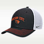 Gorra de rejilla universitaria Nike ajustable para hombre Oregon State Rise