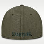 Gorra universitaria Nike Dri-FIT para hombre Michigan State Primetime