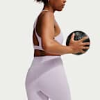 Nike Universa Women's High-Waisted 8" Biker Shorts with No Front Seam