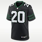 Jersey de fútbol americano Nike de la NFL Game para hombre Breece Hall New York Jets