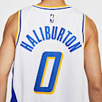 Tyrese Haliburton Indiana Pacers City Edition Men's Nike NBA Swingman Jersey