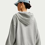 Nike Studio Fleece Lightweight Women's Oversized Full-Zip Hoodie