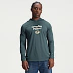 Green Bay Packers Rivalries Collection Sideline Men's Nike Dri-FIT NFL Long-Sleeve Hooded Top