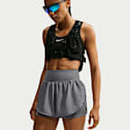 Shorts da running 2 in 1 a vita alta Dri-FIT Nike Flow – Donna