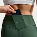 Shorts da ciclista 13 cm a vita alta Nike Zenvy – Donna