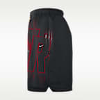 Shorts de básquetbol de tejido Fleece para hombre Toronto Raptors Standard Issue Nike