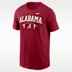Playera universitaria Nike para hombre Alabama Primetime Football Icon