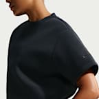Nike Pregame Fleece Oversize-Top mit verkürztem Schnitt (Damen)