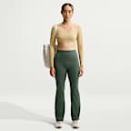 Nike Zenvy Women's High-Waisted Flared Leggings with No Front Seam