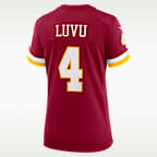 Jersey Nike de la NFL Game para mujer Luke McCaffrey Washington Commanders