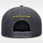 Gorra ajustable Nike de la NFL para hombre Los Angeles Rams Primetime Pro