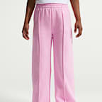 Conjunto de 2 piezas con pants de pierna ancha para niños talla pequeña Nike Retro Remix