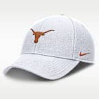 Gorra de rejilla universitaria Nike Dri-FIT ajustable para hombre Texas On-Field Rise Gameday