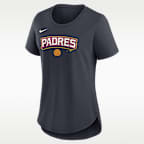 San Diego Padres Team Phrase City Connect Lockup Women's Nike MLB T-Shirt