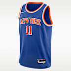 Jalen Brunson New York Knicks 2024/25 Icon Edition Big Kids' Nike NBA Swingman Jersey
