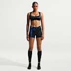 NikeSKIMS Satin Shine Boyshorts mit mittelhohem Bund und Kordelzug (ca. 5 cm, Damen)