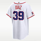 Jersey Nike Stadium para hombre Edwin Díaz Puerto Rico National Baseball Team 2026 World Baseball Classic