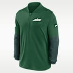 New York Jets Feel The Pressure Men's Nike Dri-FIT NFL 1/2-Zip Top