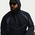 Nike Tech Windrunner fleecejack met kleurblokken en rits over de hele lengte voor heren