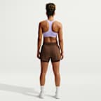 Nike One Dri-FIT 2-in-1 damesshorts met hoge taille (8 cm)