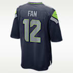 12s Seattle Seahawks Super Bowl LX Men's Nike NFL Game Jersey