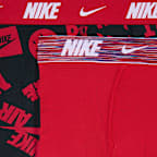 Ropa interior estampada Dri-FIT para niños talla grande (paquete de 2) Nike