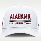 Gorra universitaria Nike Dri-FIT ajustable para hombre Alabama Sideline Practice Rise