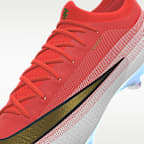 Tacos de futbol para terreno firme de corte low personalizados Nike Mercurial Vapor 17 Elite by Davo Salazar