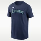 Seattle Mariners Fuse Wordmark Men's Nike MLB T-Shirt