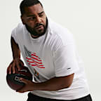 LeBron 'Old Glory' Nike Men's Basketball T-Shirt