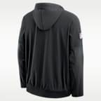 Jacksonville Jaguars Sideline Anorak Men's Nike NFL 1/2-Zip Hooded Jacket