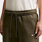 Pants de tiro medio y pierna amplia para mujer Nike Studio Fleece Medium Weight
