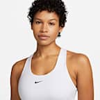 Débardeur de sport rembourré à maintien normal Nike Swoosh pour femme