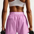 Nike Pro Women's Dri-FIT Mid-Rise Brief-Lined 3" Woven Shorts