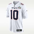 Jersey Nike de la NFL Game Fashion para hombre Drake Maye New England Patriots Super Bowl LX